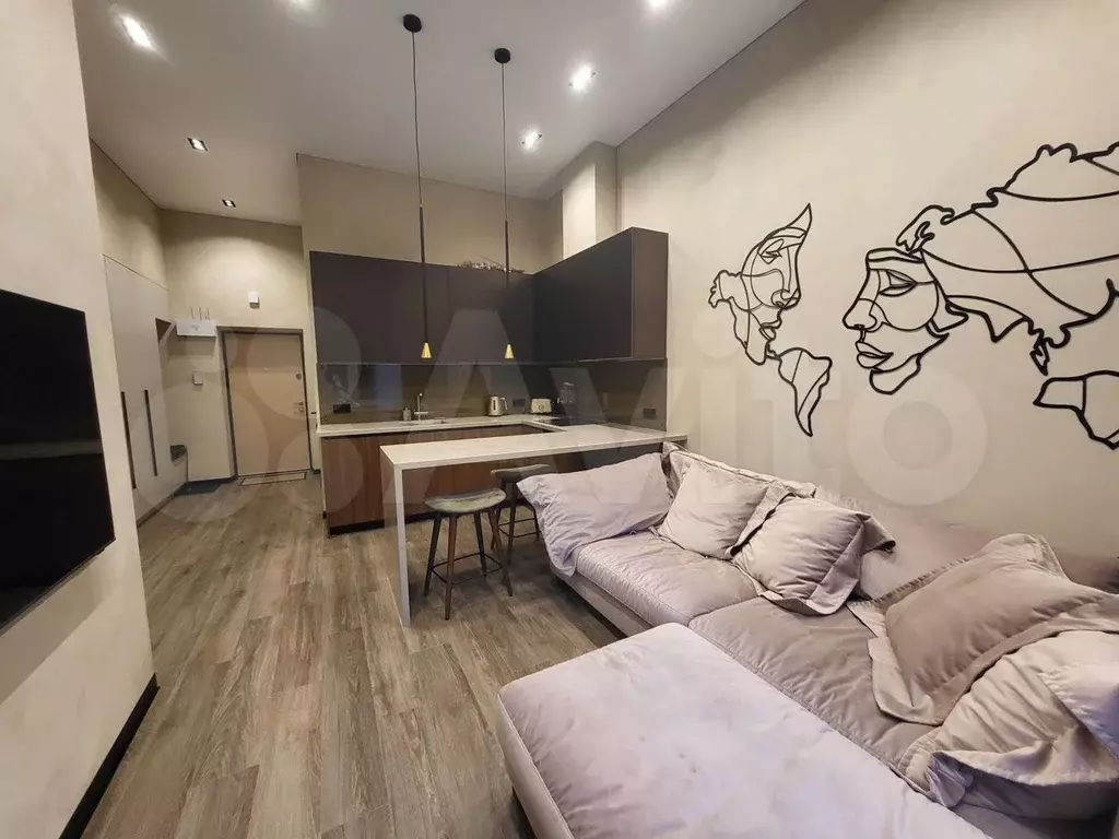 1-к. квартира, 50 м, 1/5 эт. - Фото 1