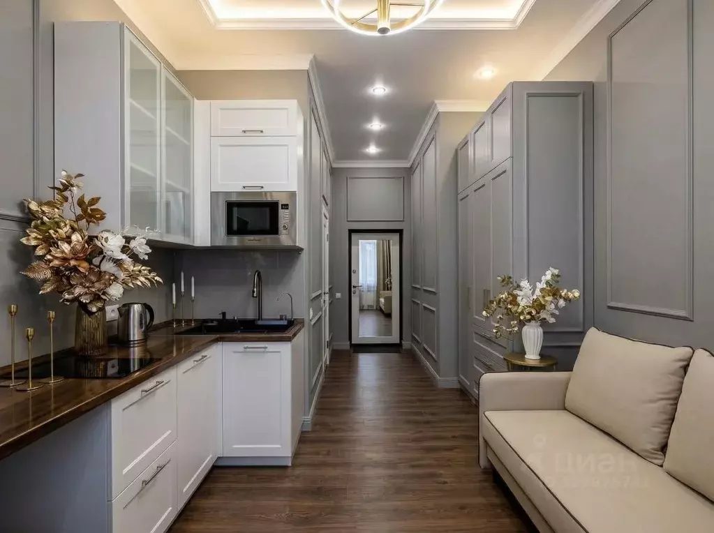 Студия Санкт-Петербург Кронверкская ул., 12 (18.0 м) - Фото 1