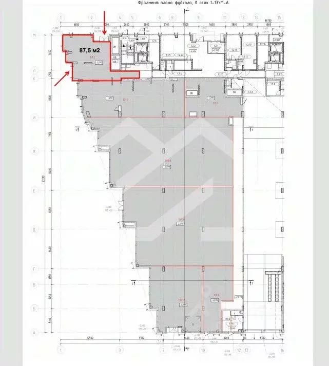 Помещение свободного назначения в Москва ул. Шеногина, 2 (88 м) - Фото 2