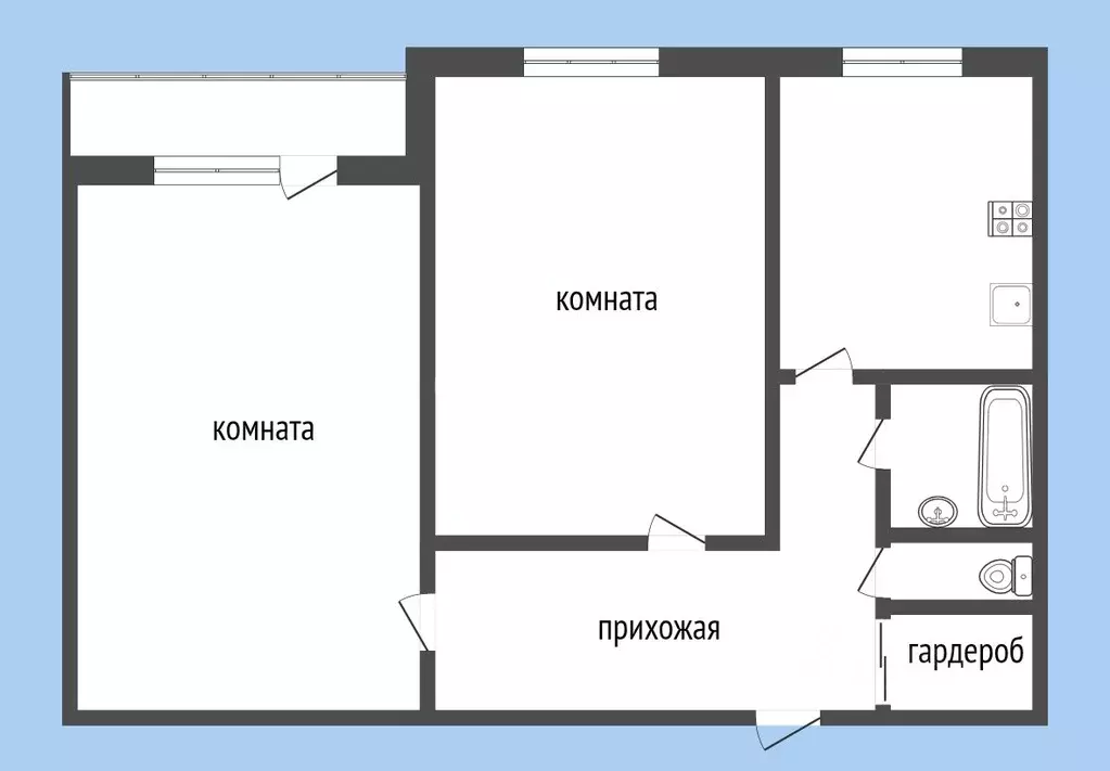 Комната Воронежская область, Воронеж ул. Остужева, 1 (28.0 м) - Фото 1