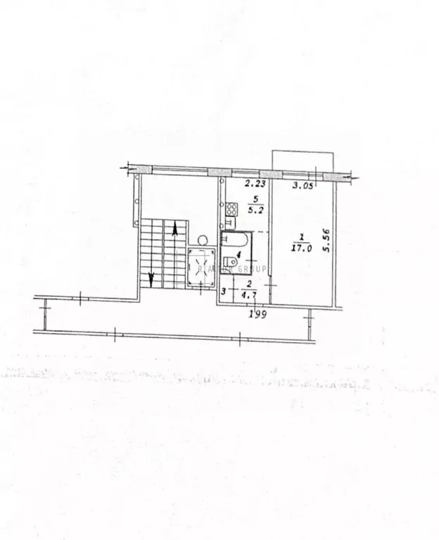 1-к кв. Новосибирская область, Новосибирск Холодильная ул., 18/1 (30.2 ... - Фото 1