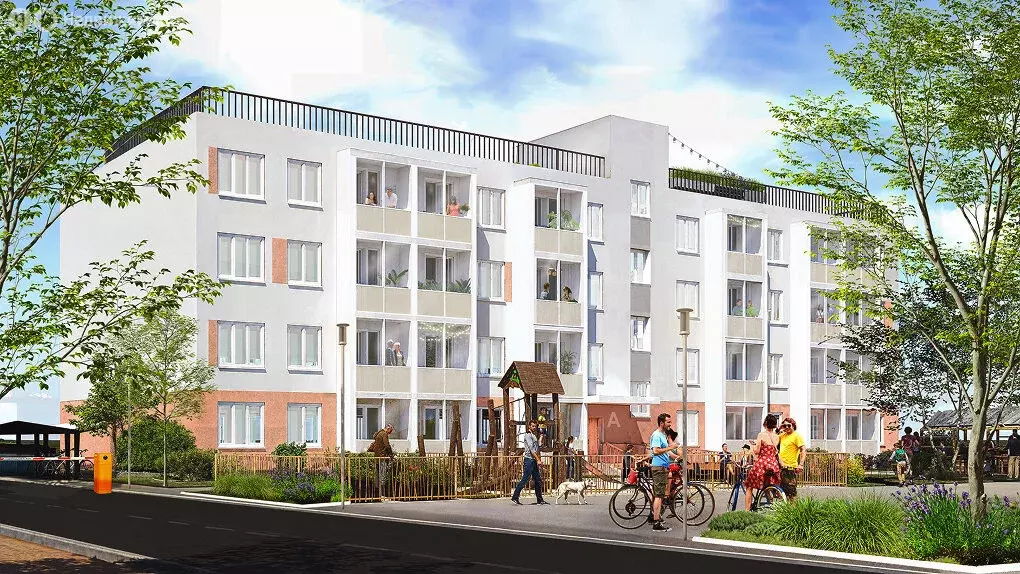 1-комнатная квартира: Миловка, 2 (32.96 м) - Фото 1