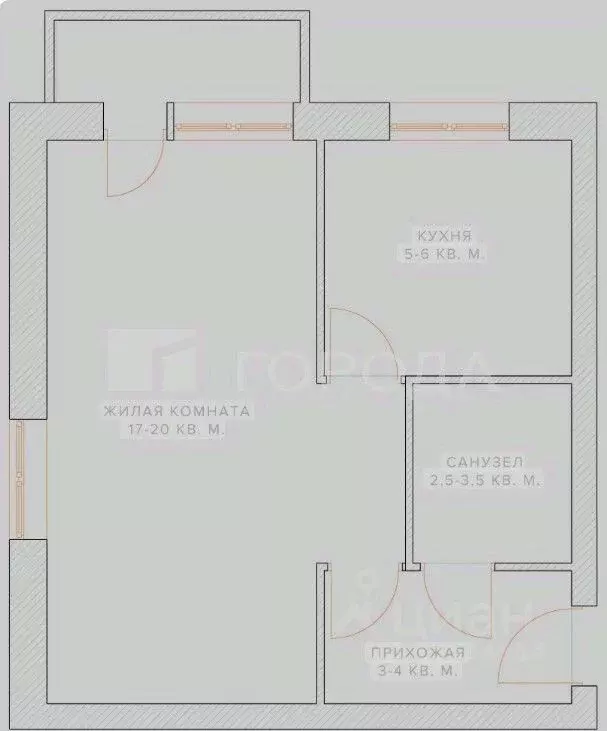 1-к кв. Алтайский край, Барнаул ул. Гулькина, 37 (32.5 м) - Фото 1