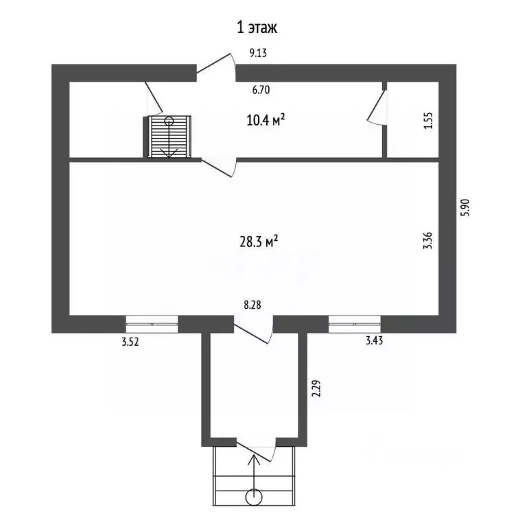 Торговая площадь в Москва Ленинградское ш., 62к2с3 (79 м) - Фото 2