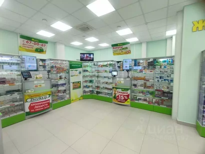 Торговая площадь в Тюменская область, Тюмень ул. Пермякова, 66 (370 м) - Фото 1