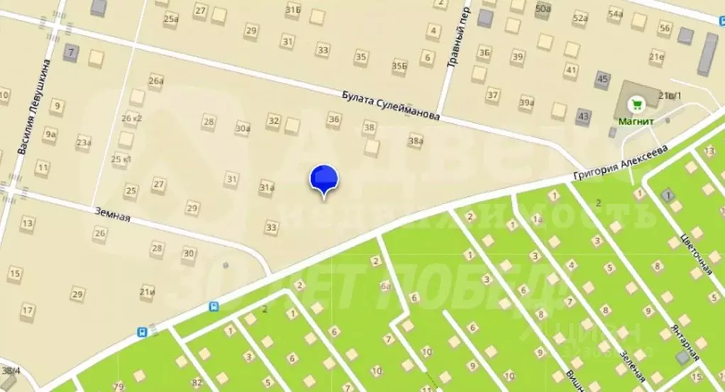 Участок в Тюменская область, Тюмень Казарово мкр, ул. Земная, 35 ... - Фото 2