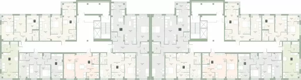 2-к кв. Курганская область, Курган Заозерный жилрайон, 6А мкр, ул. ... - Фото 2