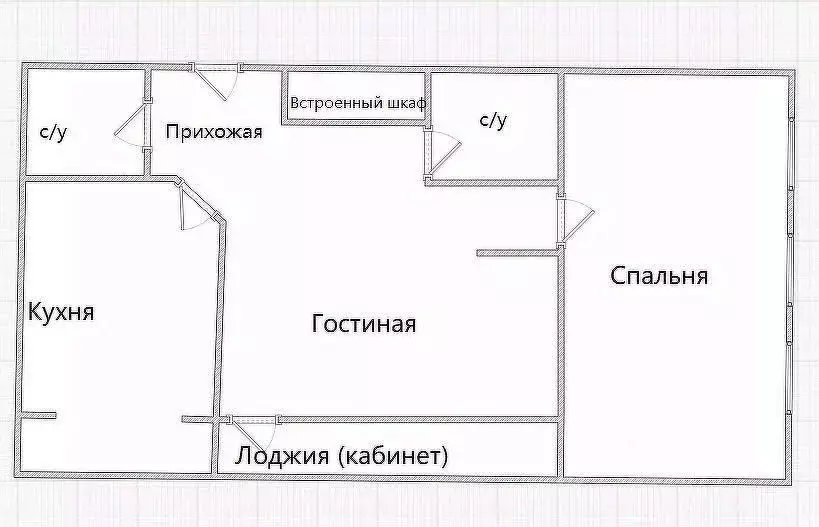 2-к кв. Приморский край, Владивосток Стрелковая ул., 50 (71.4 м) - Фото 1