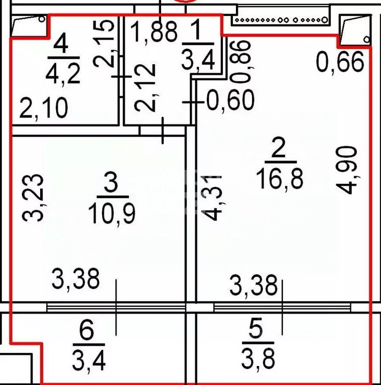 2-к кв. Крым, Феодосия муниципальный округ, Коктебель пгт ул. ... - Фото 2