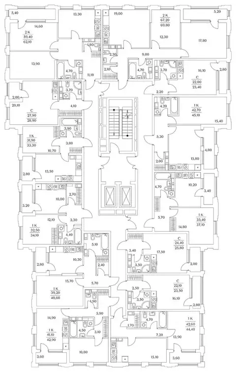 1-к кв. Санкт-Петербург Планерная ул., 99 (34.3 м) - Фото 2