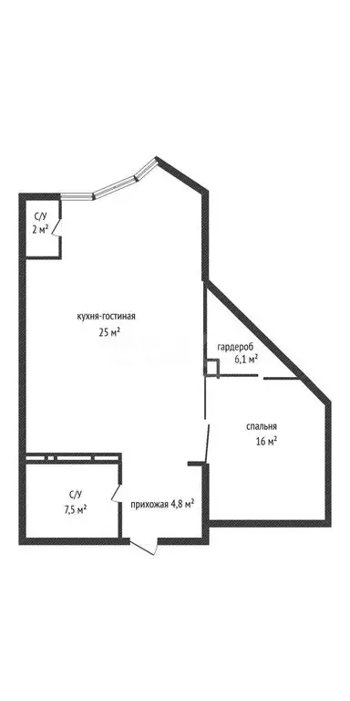 1-комнатная квартира: Краснодар, улица имени 40-летия Победы, 33/1 (60 ... - Фото 1