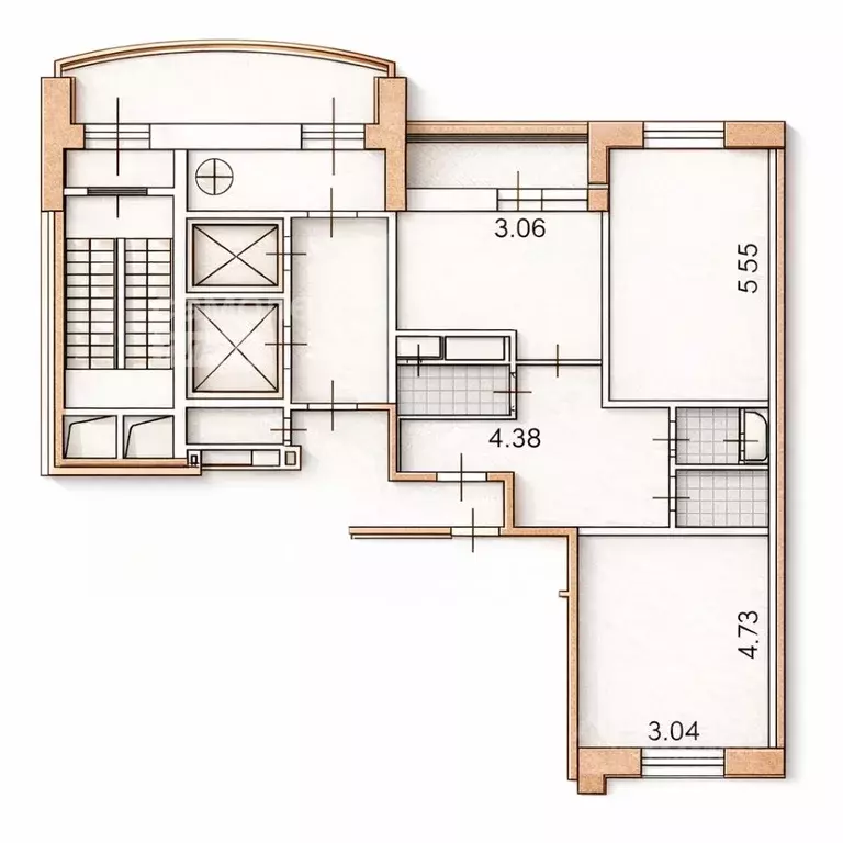 2-к кв. Москва Нижегородская ул., 11 (60.0 м) - Фото 2