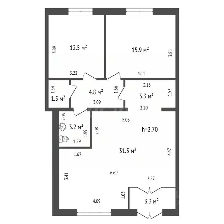 Офис в Красноярский край, Красноярск ул. Шахтеров, 14 (78 м) - Фото 2
