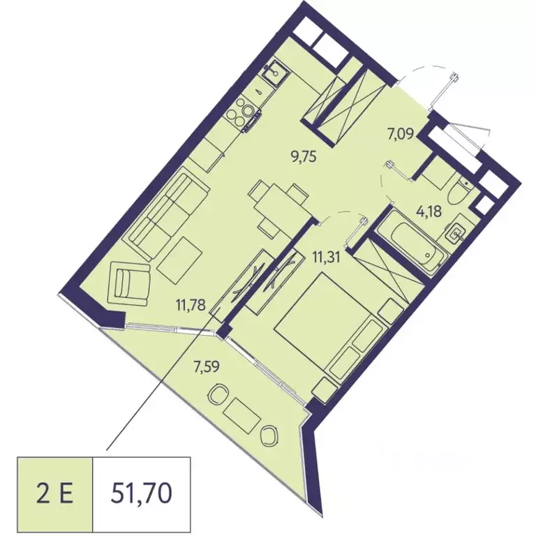 1-к кв. Крым, Ялта муниципальный округ, Виноградное пгт Новая Ливадия ... - Фото 1