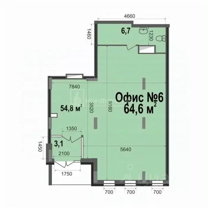 Помещение свободного назначения в Владимирская область, Владимир ул. ... - Фото 2