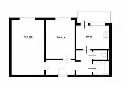 2-к кв. Москва Печорская ул., 1 (52.0 м) - Фото 2