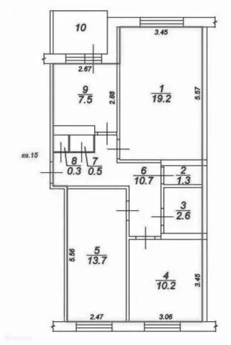 Продаётся 3-к квартира, 66 м - Фото 1
