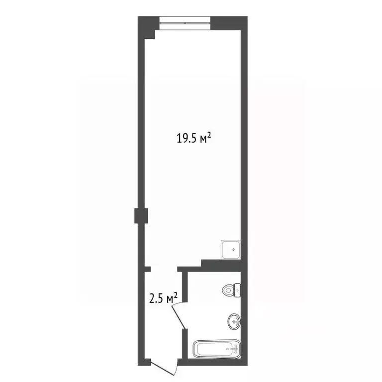 Студия Красноярский край, Красноярск ул. Вильского, 16 (25.8 м) - Фото 1