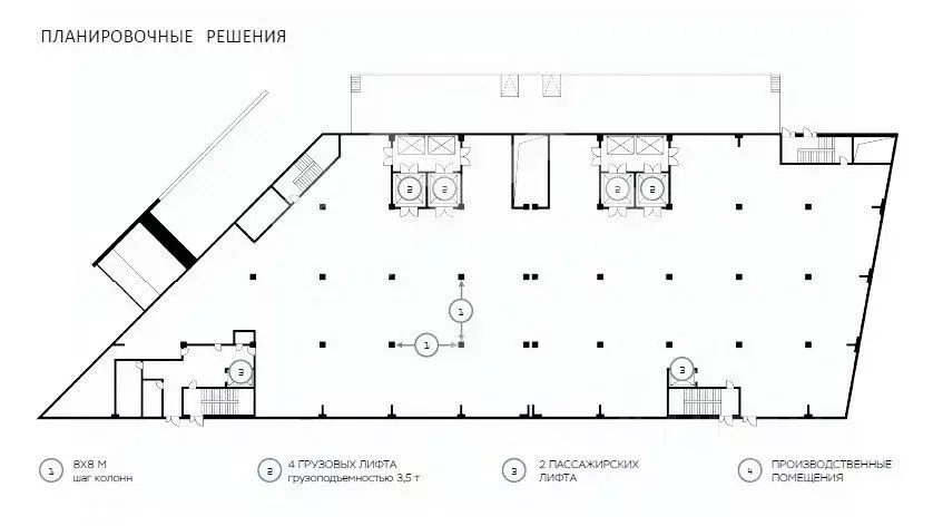 Помещение свободного назначения в Москва Рябиновая ул., 44 (1800 м) - Фото 2