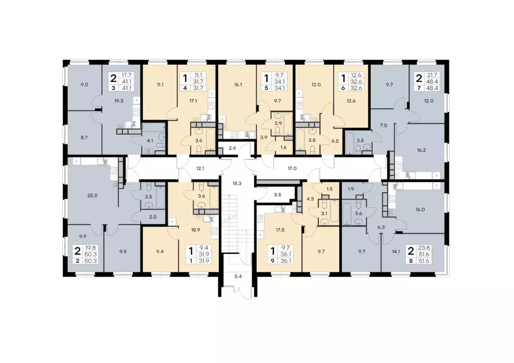 1-к кв. Нижегородская область, Нижний Новгород Культура с/пос, ул. ... - Фото 2