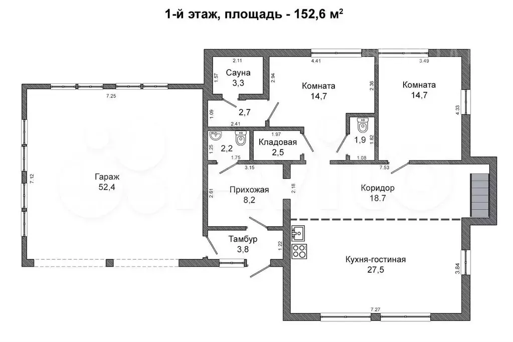 Дом 274,3 м на участке 12 сот. - Фото 0