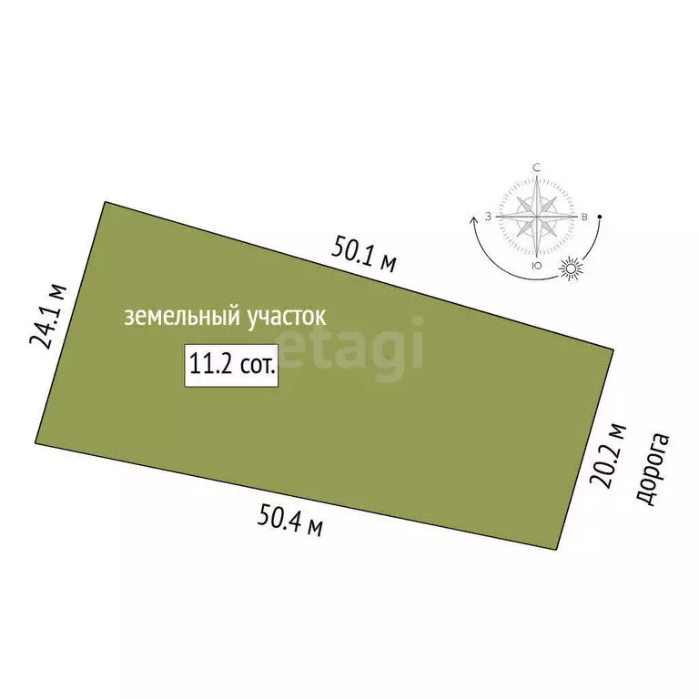 Участок в Тюменский муниципальный округ, Каменское муниципальное ... - Фото 1