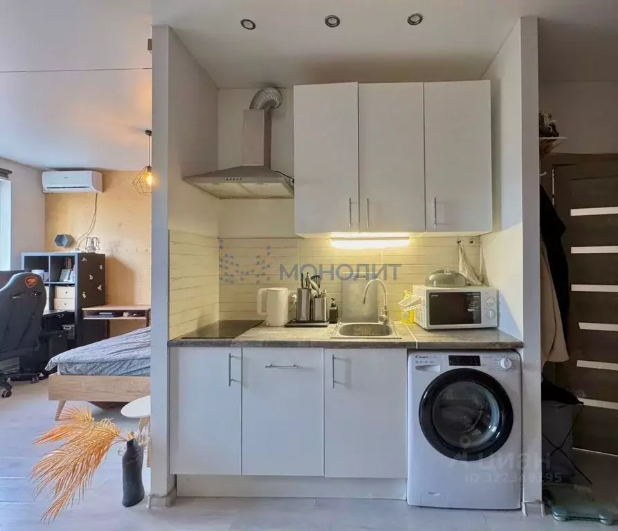 Студия Нижегородская область, Нижний Новгород д. Афонино, ул. ... - Фото 2