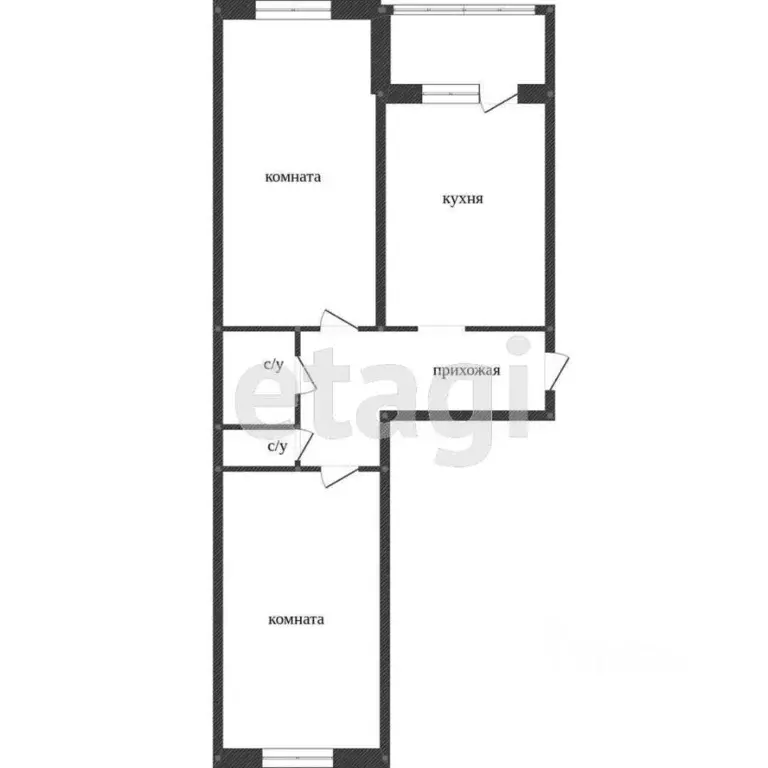 2-к кв. Ханты-Мансийский АО, Сургутский район, пос. Солнечный ул. ... - Фото 2