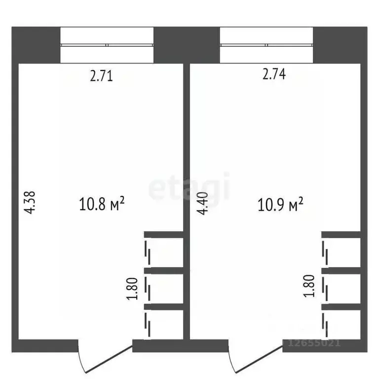 Комната Костромская область, Кострома Костромская ул., 86 (22.0 м) - Фото 1