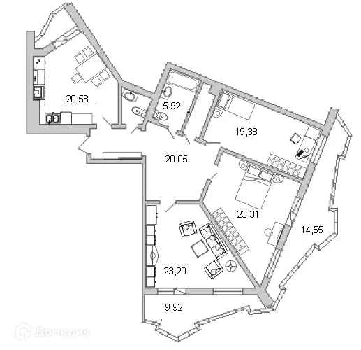 Продаётся 3-к квартира, 125.4 м - Фото 0