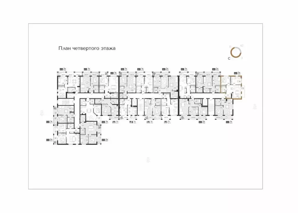 2-комнатная квартира: Светлогорск, Новая улица, 108-114 (64.98 м) - Фото 1