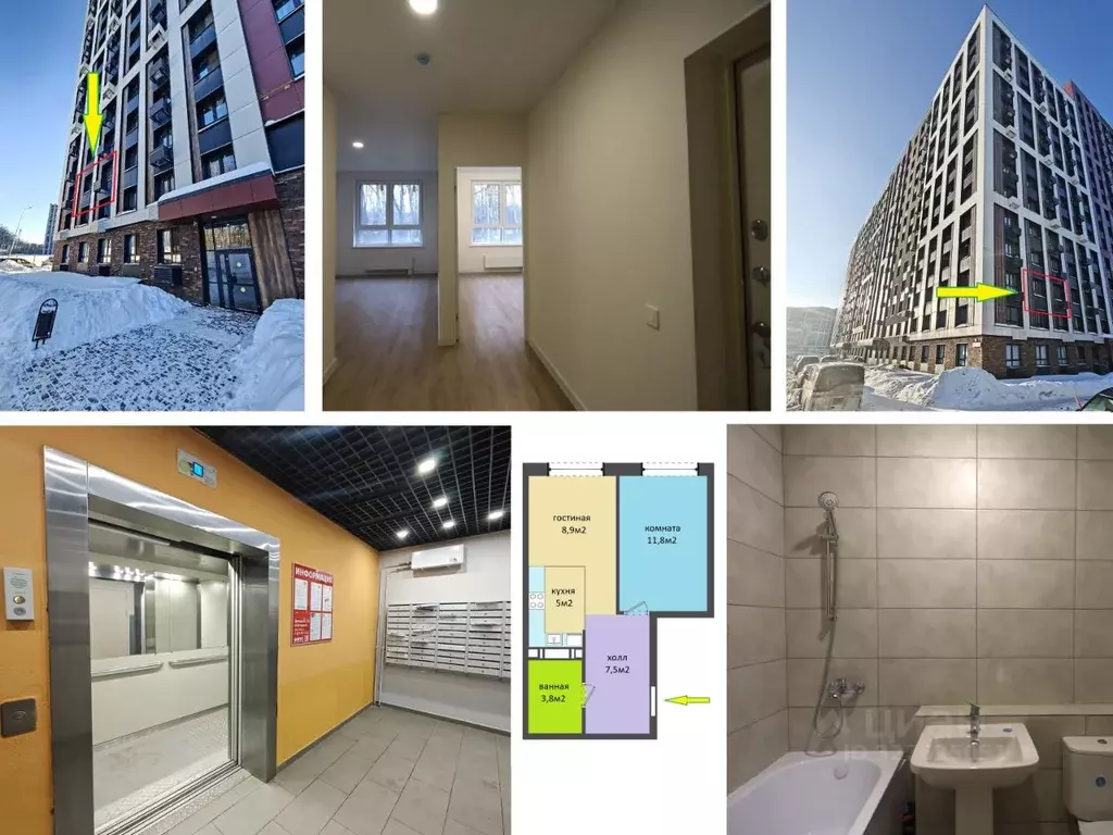 1-к кв. Москва Сосенское поселение, просп. Куприна, 30к9 (38.0 м) - Фото 1