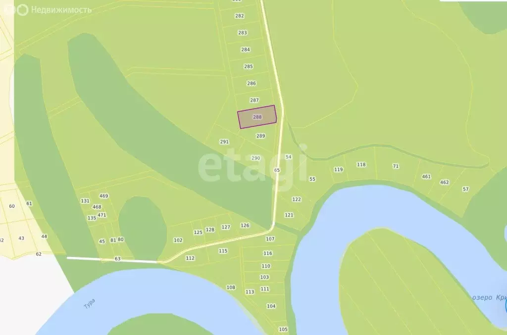 Участок в Тюменский район, село Борки (68.7 м) - Фото 0
