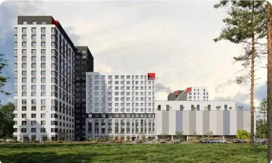 Квартира-студия, 30,6 м, 8/12 эт. - Фото 1