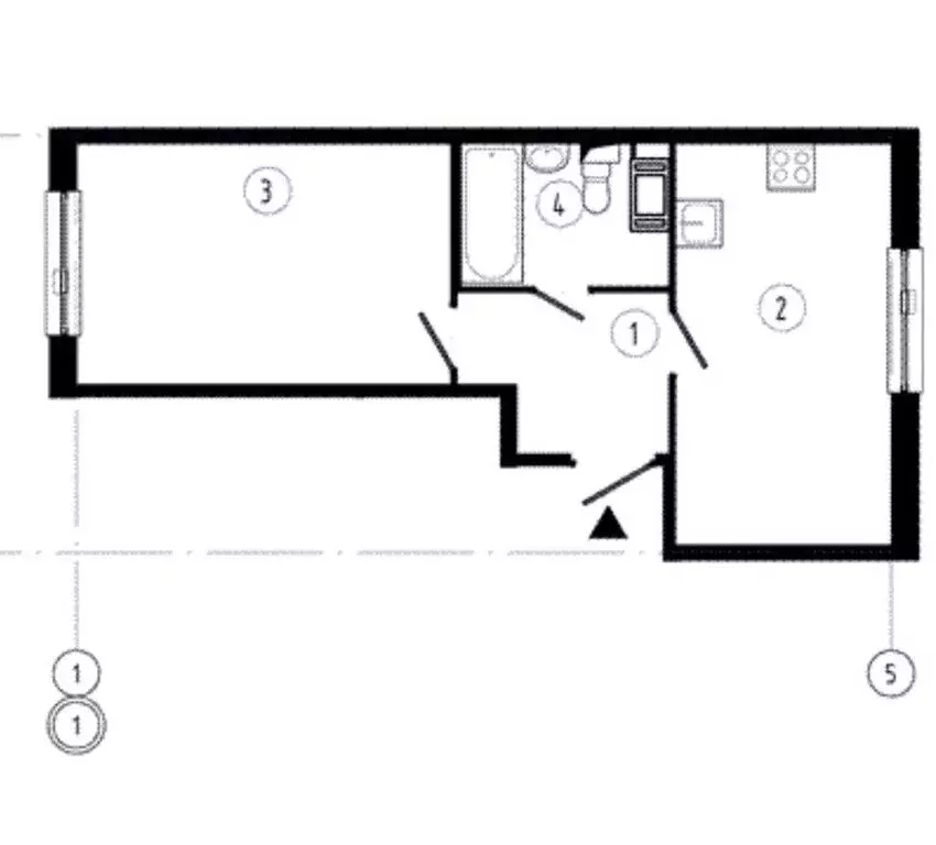 1-комнатная квартира: посёлок Шушары, Чудовская улица, 14к1 (39.2 м) - Фото 1