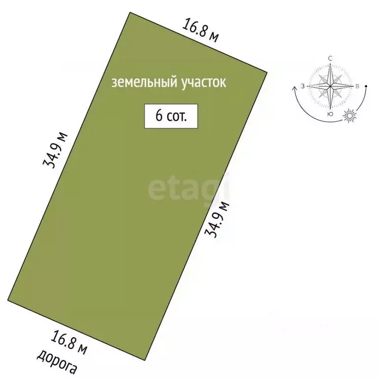 Участок в Крым, Ленинский район, Семисотское с/пос, с. Каменское ул. ... - Фото 2