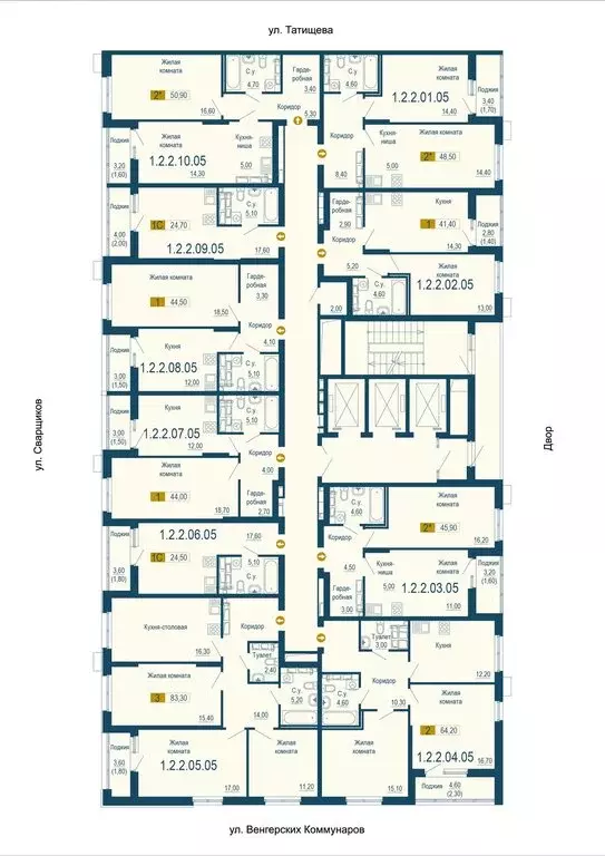Квартира-студия: Екатеринбург, улица Татищева, 105 (24.7 м) - Фото 0