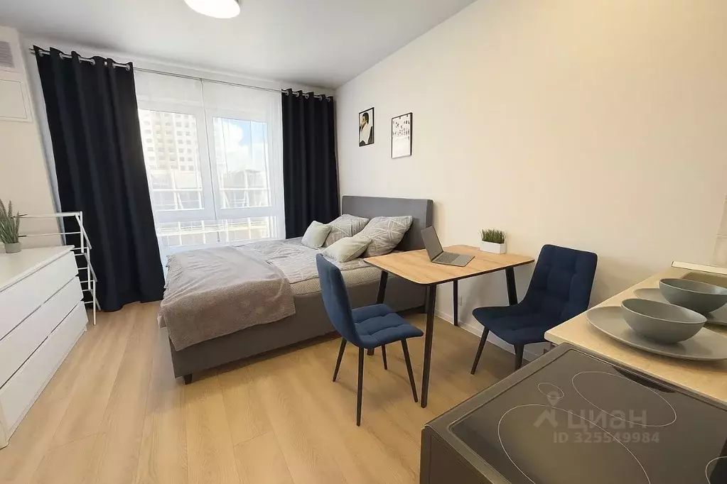 1-к кв. Москва Кавказский бул., 51к2 (24.0 м) - Фото 2