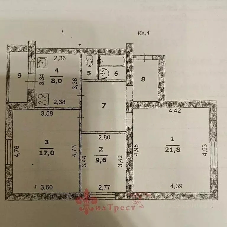 3-к кв. Белгородская область, Белгород ул. Беловская, 4 (72.4 м) - Фото 0