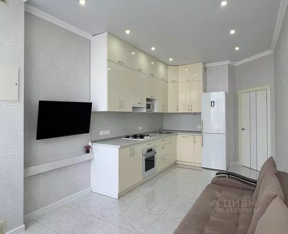 Квартира, 1 комната, 54.6 м - Фото 1