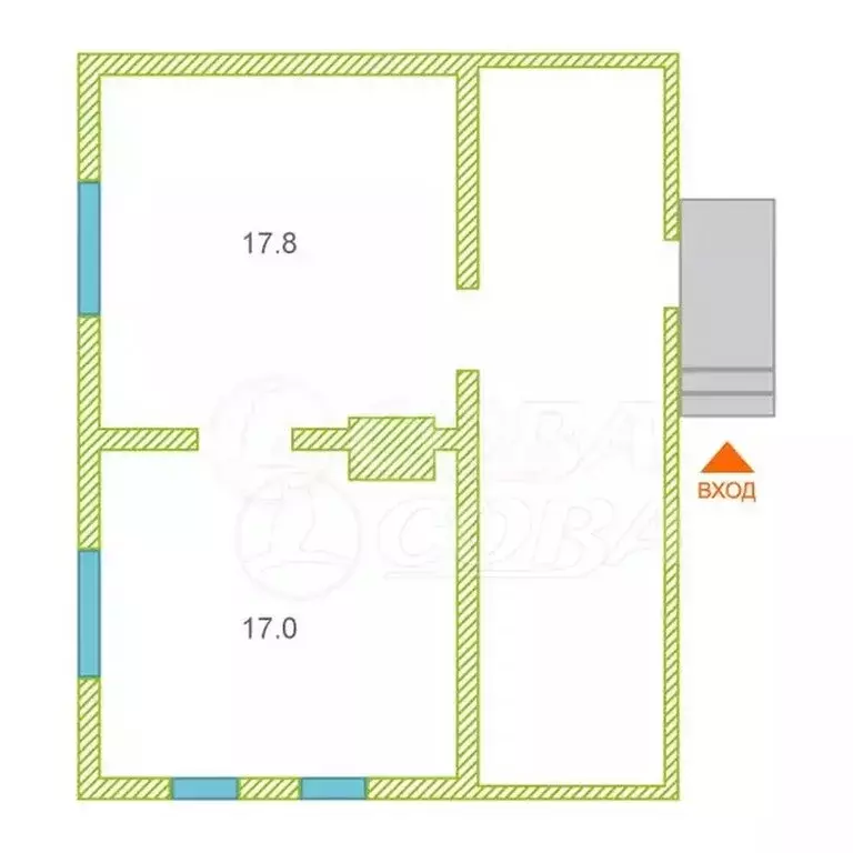 Дом в Червишево, Школьная улица, 53 (35 м) - Фото 1