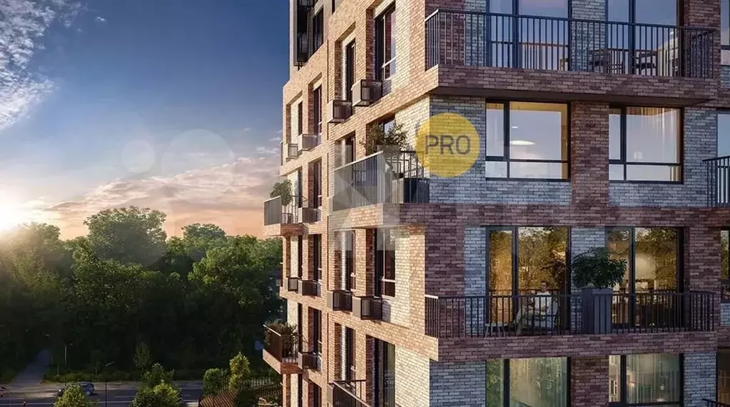 Квартира-студия, 20,7 м, 23/24 эт. - Фото 1