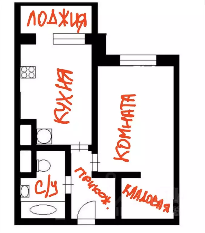 1-к кв. Ленинградская область, Мурино Всеволожский район, Новая ул., 7 ... - Фото 1