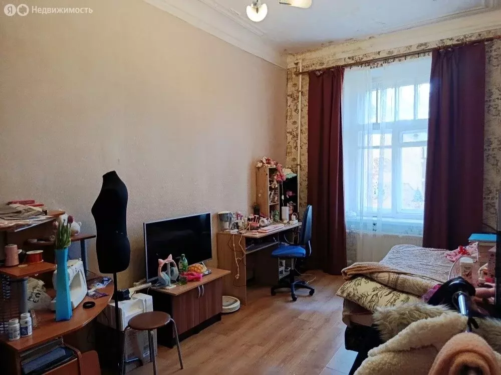 1к в 5-комнатной квартире (19.8 м) - Фото 2