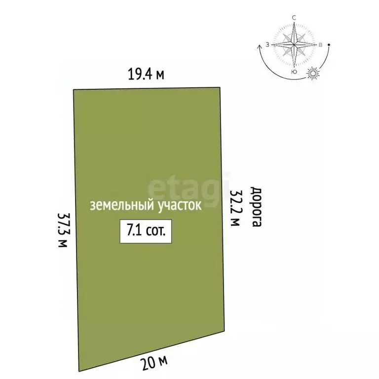 Участок в Ростовская область, Аксайский район, Щепкинское с/пос, пос. ... - Фото 1