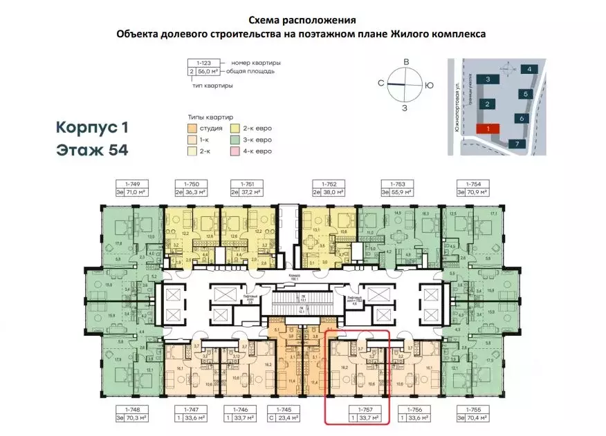 1-к кв. Москва Южнопортовая ул. (33.7 м) - Фото 0