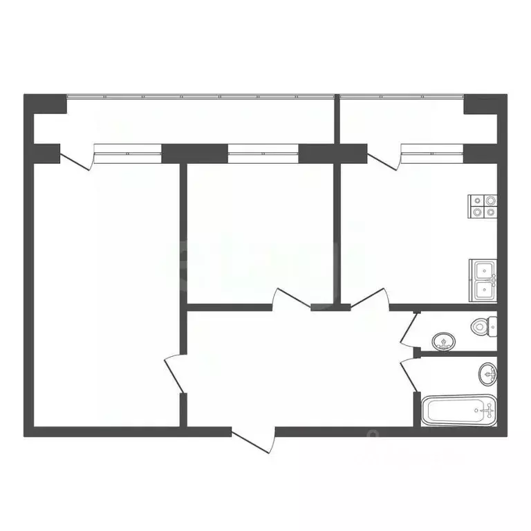 3-к кв. Московская область, Котельники ул. Сосновая, 2к4 (73.0 м) - Фото 2