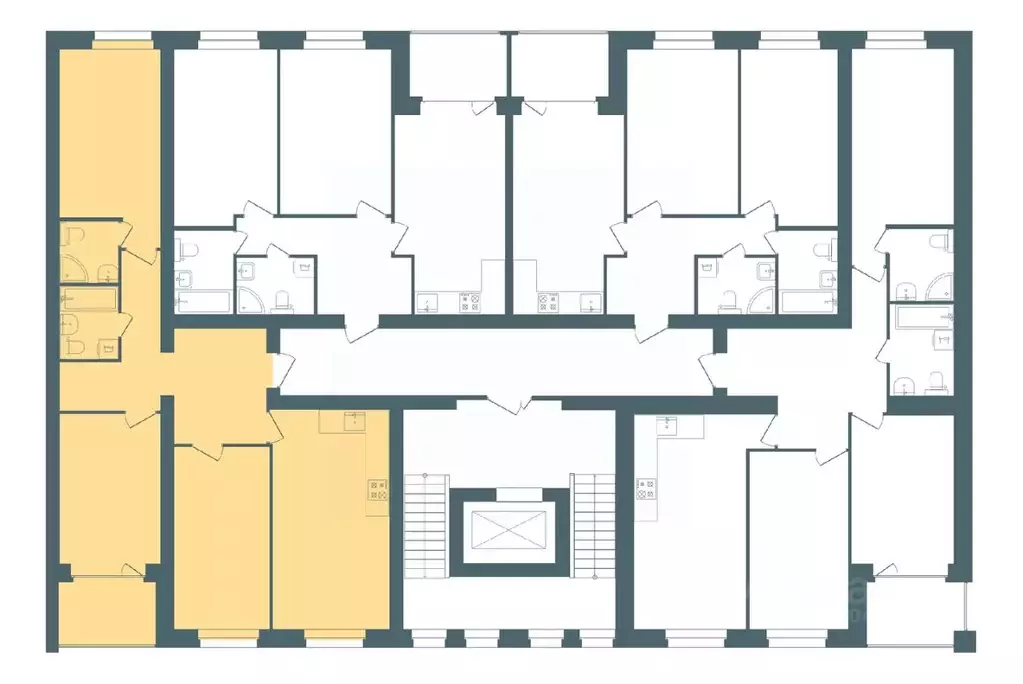 3-к кв. Ярославская область, Ярославль пос. Павловский, Волга-Лайф ... - Фото 2