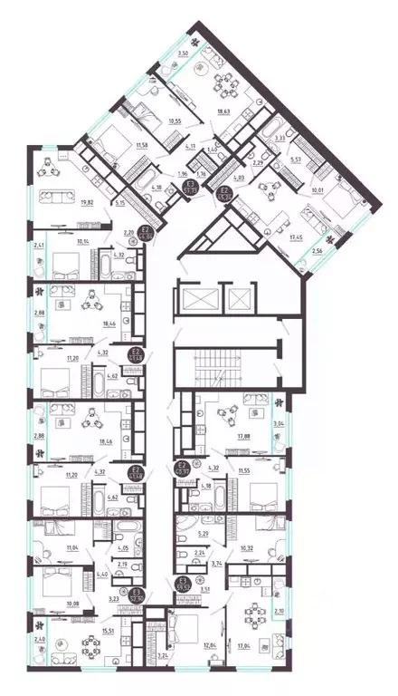 2-к кв. Рязанская область, Рязань Московское ш. (59.52 м) - Фото 1