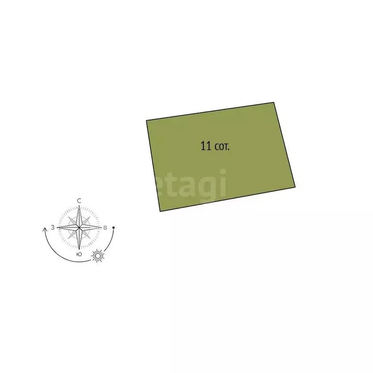 Участок в село Беломестное, улица Александра Андросова (11 м) - Фото 1